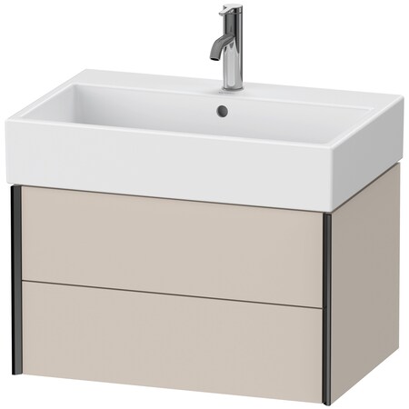 Duravit Xviu Wall-Mounted Vanity Unit Taupe Matt XV43350B291